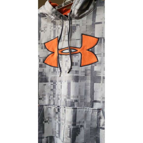 Under Armour Hoodie Women's Small Logo Pullover Loose Fit Nice D25 Soft Warm - Picture 3 of 7